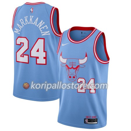 Chicago Bulls Lauri Markkanen 24 Nike 2019-2020 City Edition Miesten Pelipaidat Swingman 